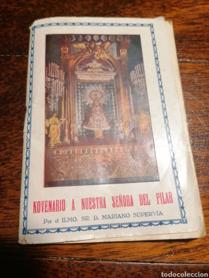 Libros de segunda mano: Libro novenario novena Virgen del Pilar a&ntilde;o 1930