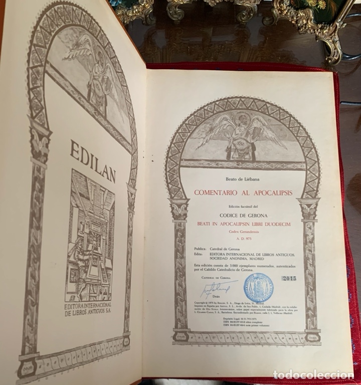 Libros de segunda mano: Comentario al apocalipsis del Beato de Li&eacute;bana. Edici&oacute;n facs&iacute;mil del c&oacute;dice de Gerona. - Foto 2