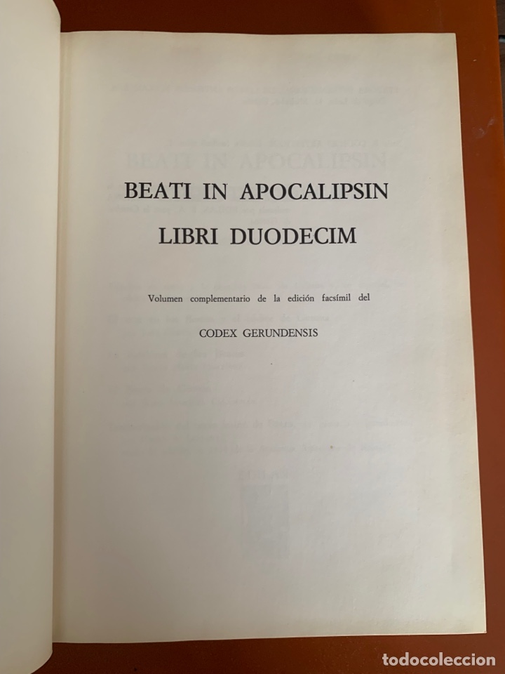 Libros de segunda mano: Comentario al apocalipsis del Beato de Li&eacute;bana. Edici&oacute;n facs&iacute;mil del c&oacute;dice de Gerona. - Foto 14