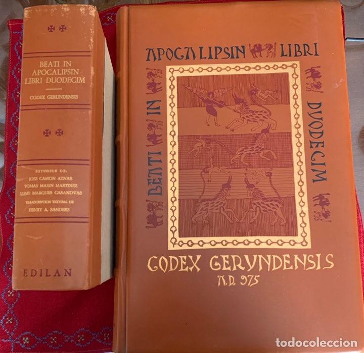 Libros de segunda mano: Comentario al apocalipsis del Beato de Li&eacute;bana. Edici&oacute;n facs&iacute;mil del c&oacute;dice de Gerona. - Foto 1