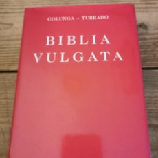 Libros de segunda mano: BIBLIA VULGATA ( EN LATÍN ). COLUNGA-TURRADO BAC TAPA DURA.MAGNIFICO ESTADO. Lote 319868973