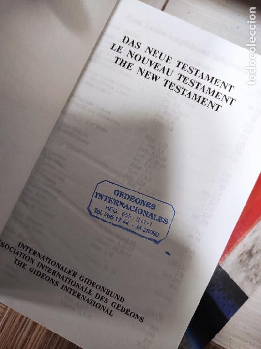 Libros de segunda mano: The new Testament - Gideones - Foto 2