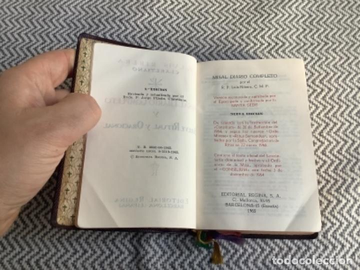 Libros de segunda mano: L2. MISAL DIARIO 9 EDICI&Oacute;N 1965 - Foto 3