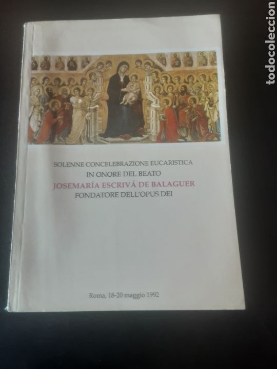 Libros de segunda mano: Solenne concelebrazione eucar&iacute;stica in Onofre del beato Jos&eacute; Maria Escriv&aacute; de Balaguer.