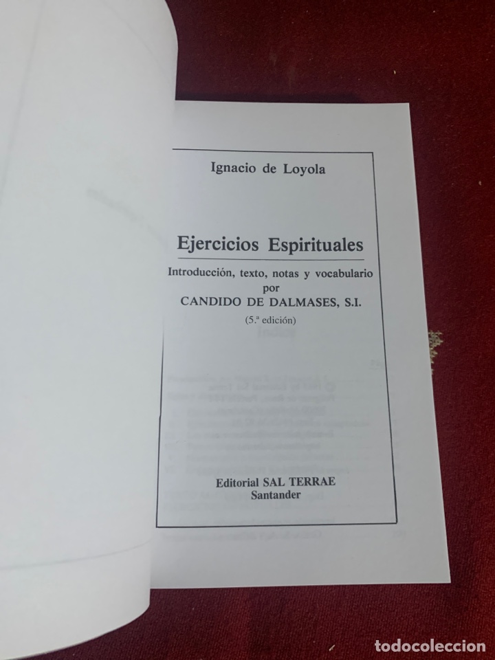 Libros de segunda mano: Ejercicios Espirituales. Ignacio de Loyola. - Foto 4