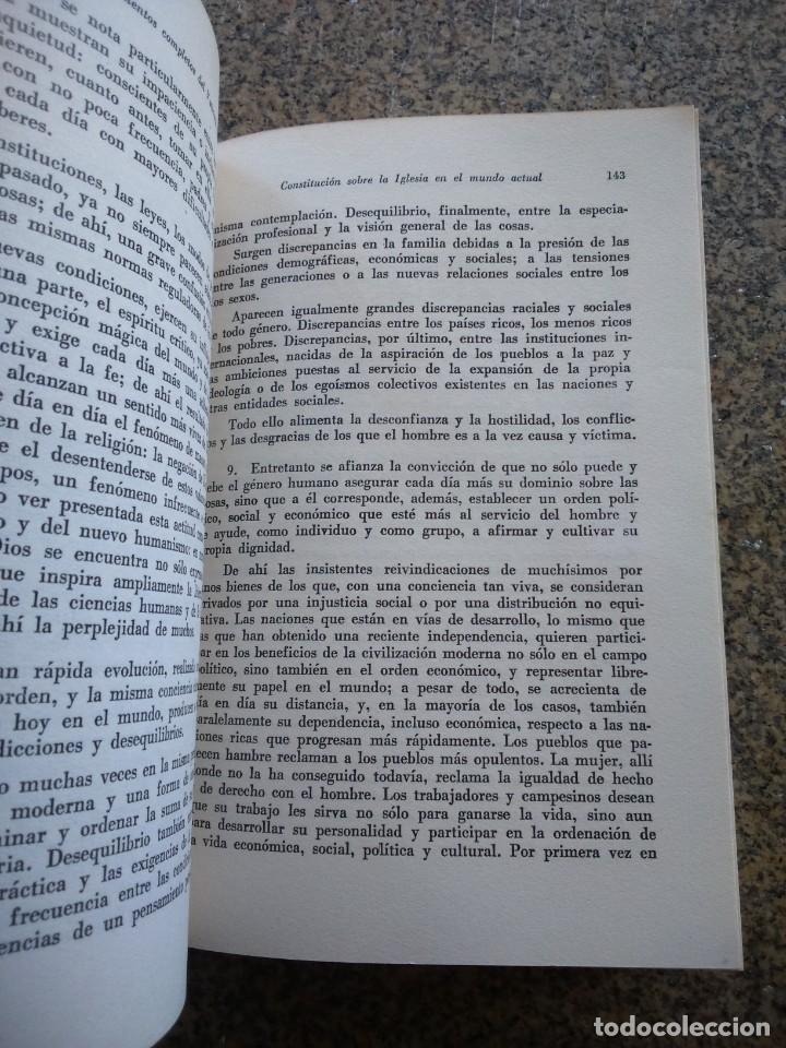 Libros de segunda mano: DOCUMENTOS COMPLETOS DEL VATICANO II -- 1965 -- - Foto 2