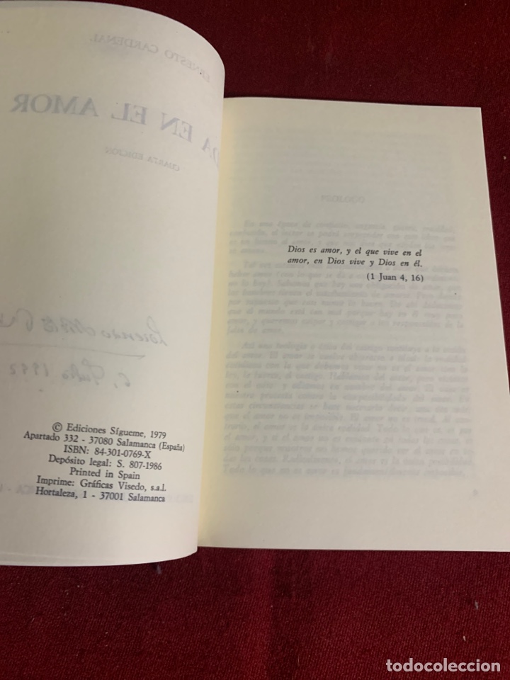Libros de segunda mano: Vida en el amor. Ernesto Cardenal. - Foto 5