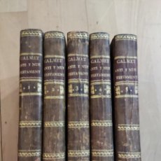 Libros de segunda mano: 1806 . CALMET - HISTORIA DEL ANTIGUO Y NUEVO TESTAMENTO . LIBROS LIBRO RELIGION RELIGIOSO AGUSTIN