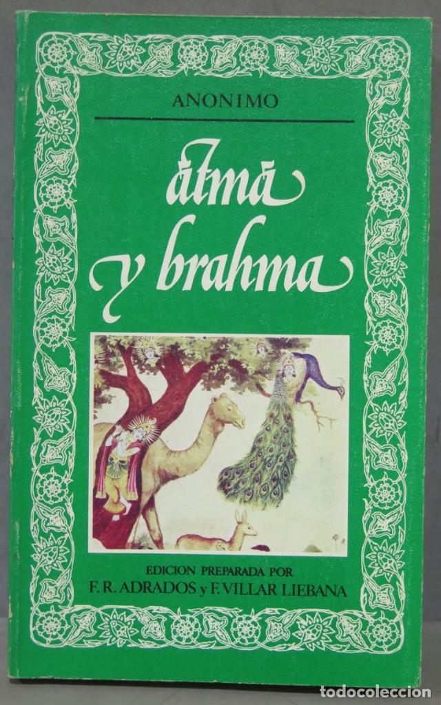 Libros de segunda mano: ALMA Y BRAHMA. ANONIMO - Foto 1