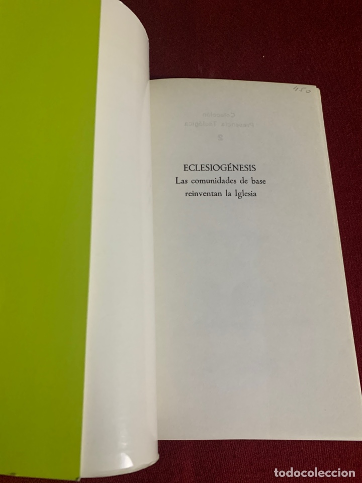Libros de segunda mano: Eclesiog&eacute;nesis. Las comunidades tema se reinventan la Iglesia. Leonardo Boff. - Foto 3