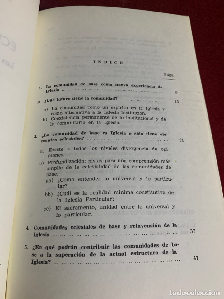 Libros de segunda mano: Eclesiog&eacute;nesis. Las comunidades tema se reinventan la Iglesia. Leonardo Boff. - Foto 4