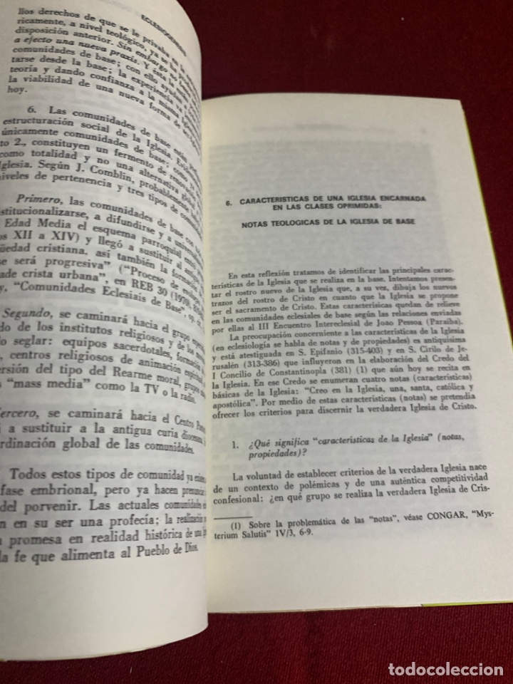 Libros de segunda mano: Eclesiog&eacute;nesis. Las comunidades tema se reinventan la Iglesia. Leonardo Boff. - Foto 8