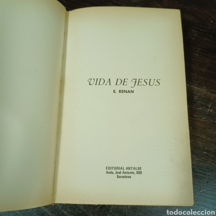 Libros de segunda mano: VIDA DE JESUS - E. RENAN - Foto 3