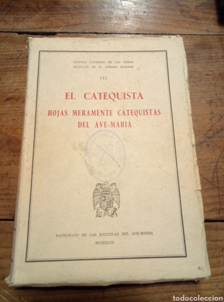 Second hand books: El catequista hojas meramente catequistas del ave Mar&iacute;a