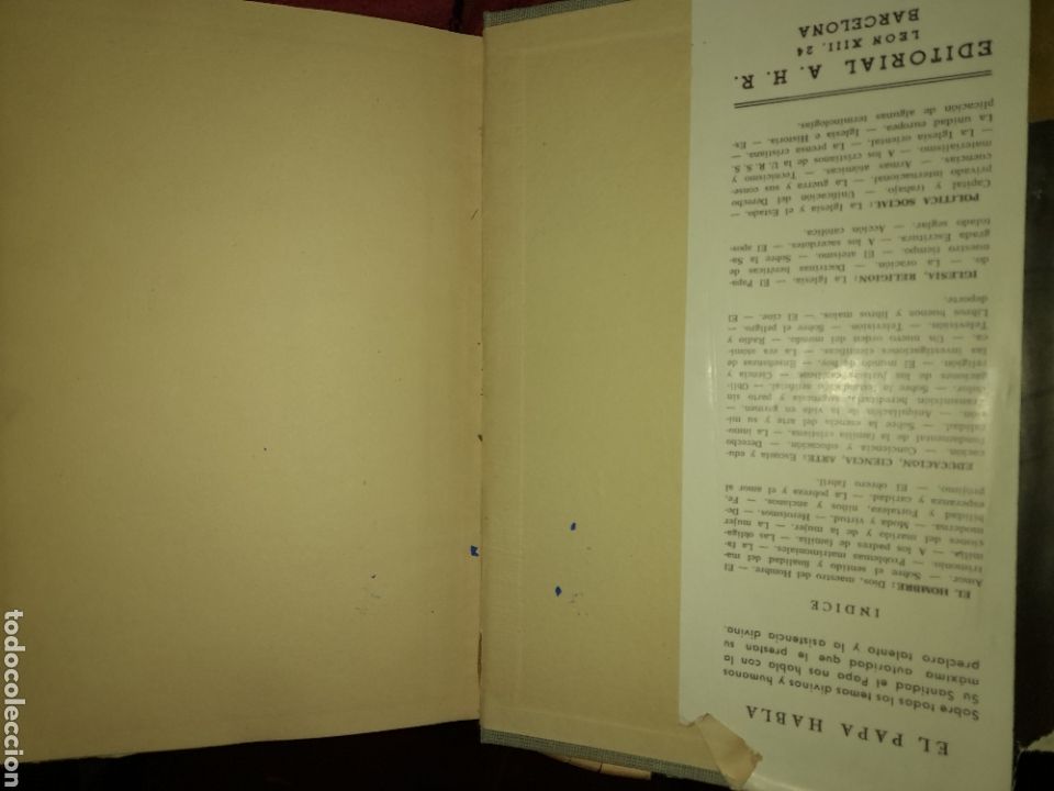 Libros de segunda mano: EL PAPA HABLA 1958 - Foto 6