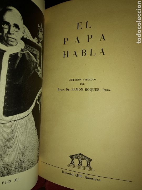 Libros de segunda mano: EL PAPA HABLA 1958 - Foto 8