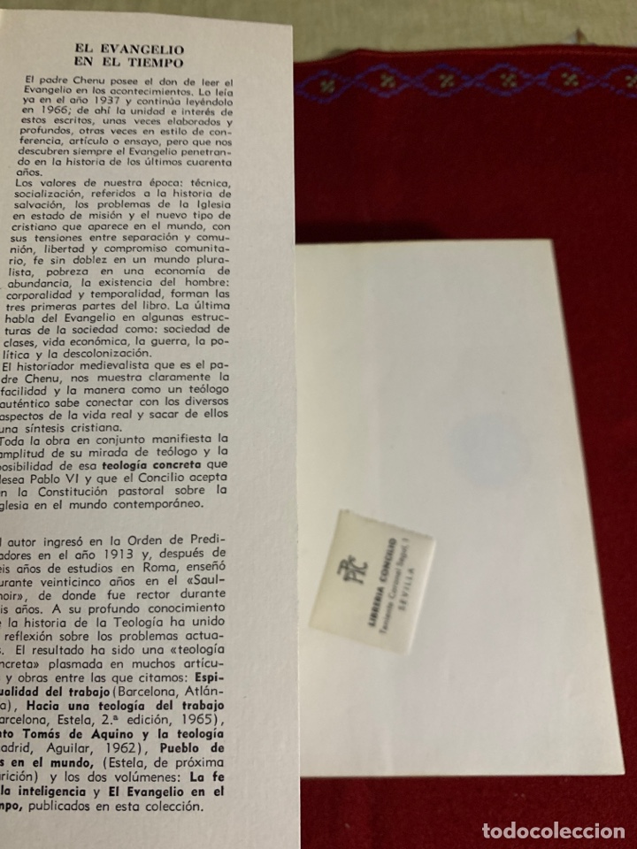 Libros de segunda mano: El evangelio en el tiempo. M.-D. Chenu. - Foto 3