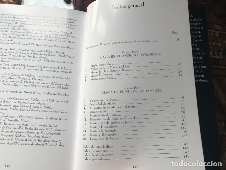 Libros de segunda mano: Vida de Mar&iacute;a en iconos. San Pablo. - Foto 2