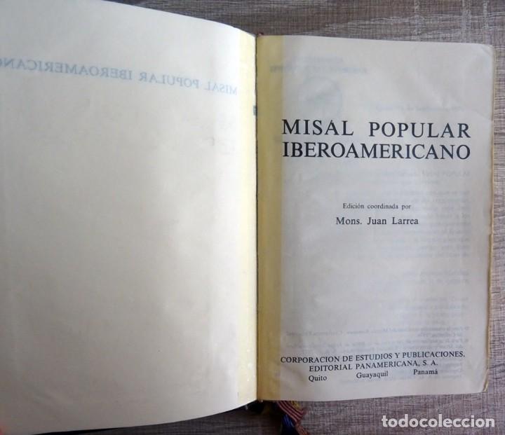 Libros de segunda mano: MISAL POPULAR IBEROAMERICANO - Foto 8
