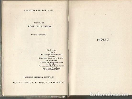Libros de segunda mano: LLIBRE DE LA PASSI&Oacute; (BREVIARI DE SETMANA SANTA) - Foto 2