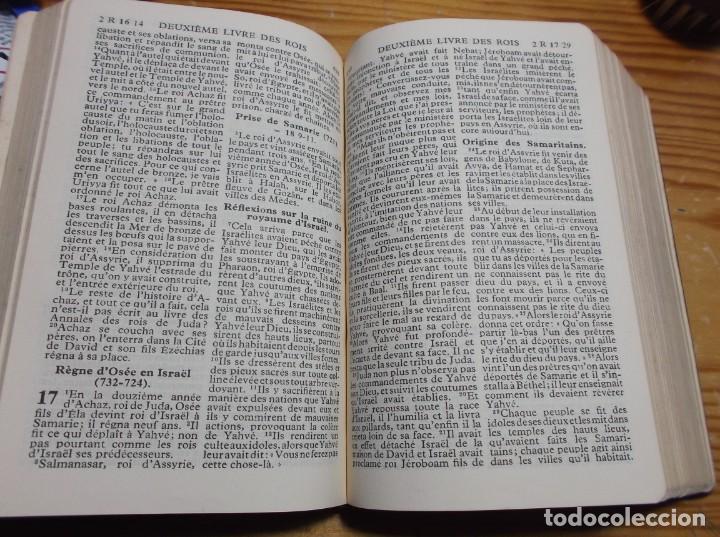 Libros de segunda mano: LA SAINTE BIBLE - FRANCES. 1955. - Foto 4