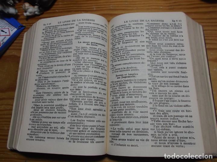 Libros de segunda mano: LA SAINTE BIBLE - FRANCES. 1955. - Foto 5