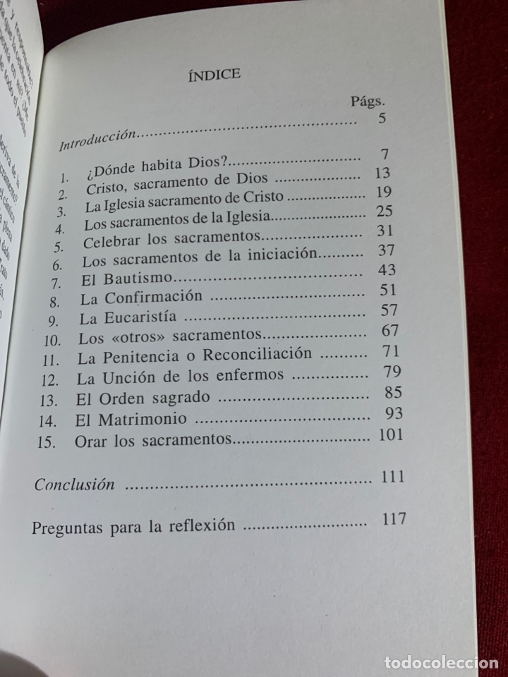 Libros de segunda mano: Introducci&oacute;n a los Sacramentos. Bruno Forte. - Foto 4