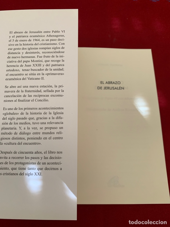 Libros de segunda mano: El abrazo de Jerusal&eacute;n. Valeria Martano. - Foto 3