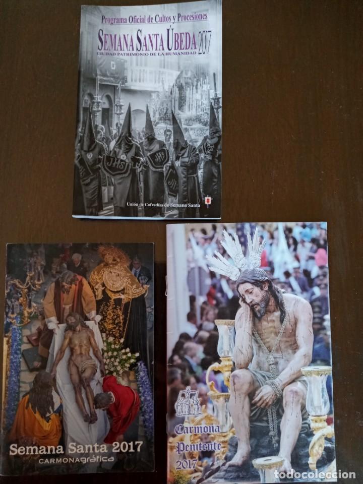 Libros de segunda mano: LIBRITO DE MANO SEMANA SANTA CARMONA UBEDA SEVILLA JAEN
