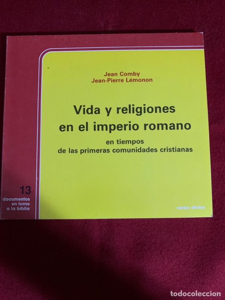 Libros de segunda mano: Vida y religiones en el imperio romano en tiempos de las primeras comunidades cristianas