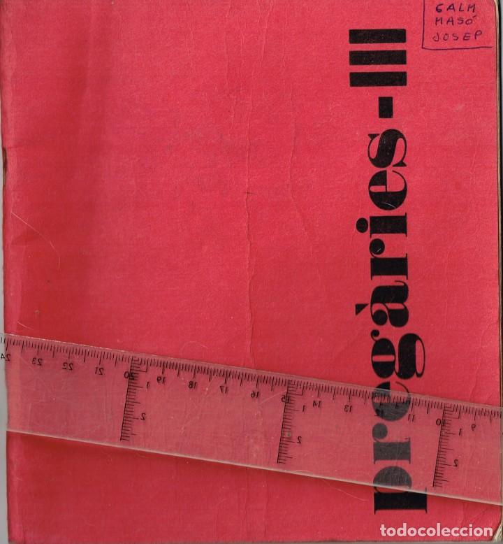 Libros de segunda mano: 60/70&acute;s. ca. PREGARIES III - US PRIVAT - SERVEI D&acute;ORIENTACI&Oacute; VOCACIONAL SEMINARI MENOR GIRONA