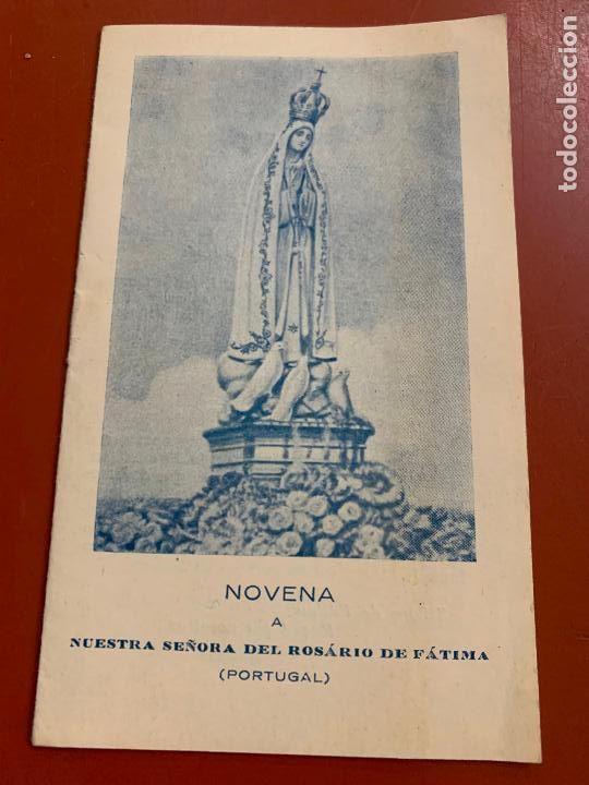 Libros de segunda mano: NOVENA A NTRA.SRA. DEL ROSARIO DE FATIMA. Antiguo misal o libro religioso. 8pgs. 13x8cms