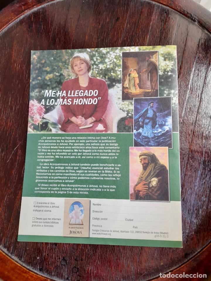 Libros de segunda mano: Despertar 22 de marzo de 2003 Testigos de Jehov&aacute; - Foto 2