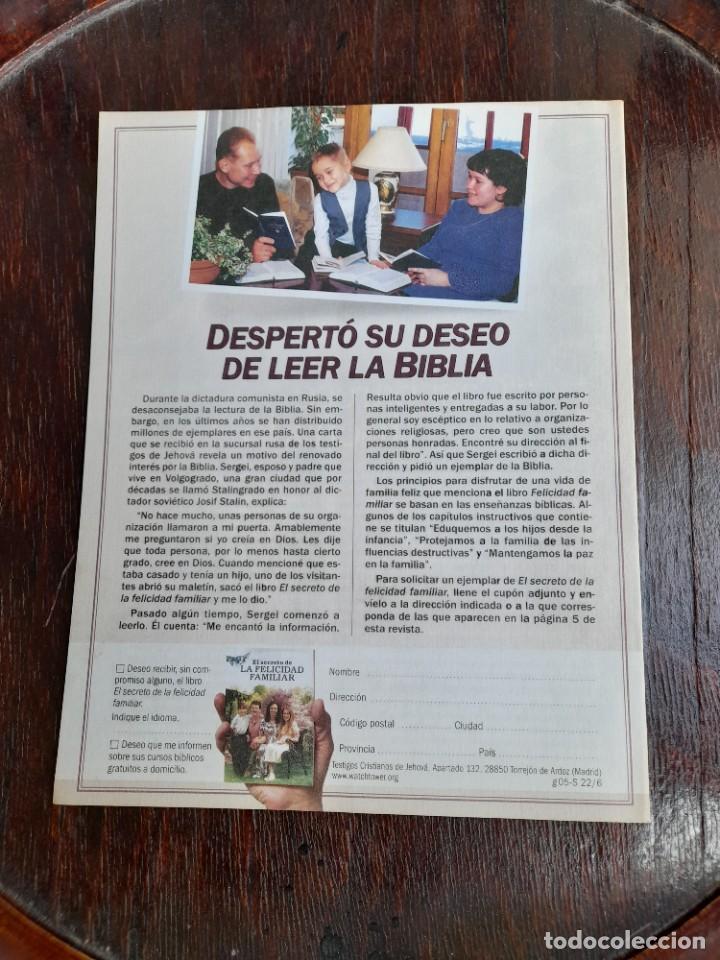 Libros de segunda mano: Despertar 22 de junio del 2005 Testigos de Jehov&aacute; - Foto 2