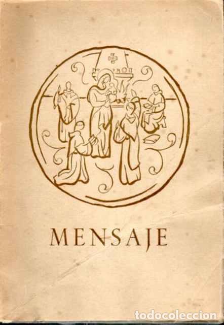 Libros de segunda mano: Mensaje. Stvdivm Generale Philosophae - VV.AA. - Foto 1