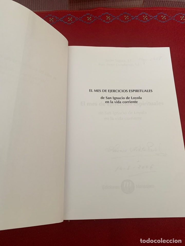 Libros de segunda mano: El mes de Ejercicios Espirituales de San Ignacio de Loyola en la vida corriente. - Foto 5