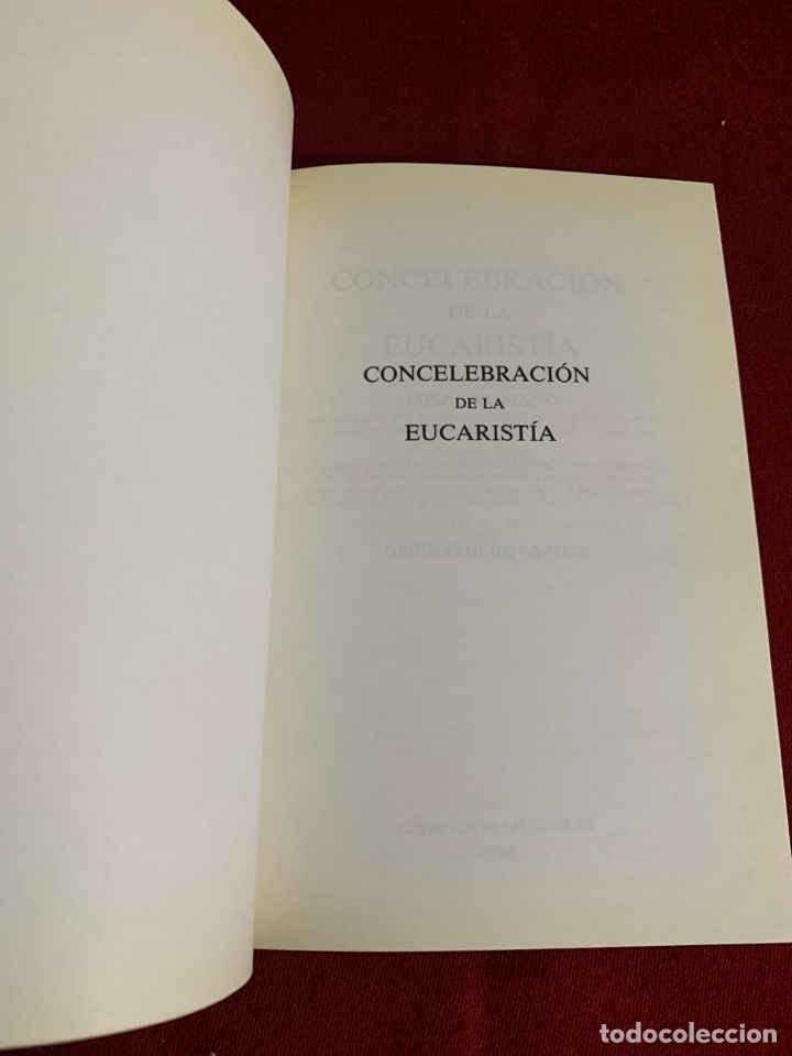 Libros de segunda mano: Concelebraci&oacute;n de la Eucarist&iacute;a. - Foto 4