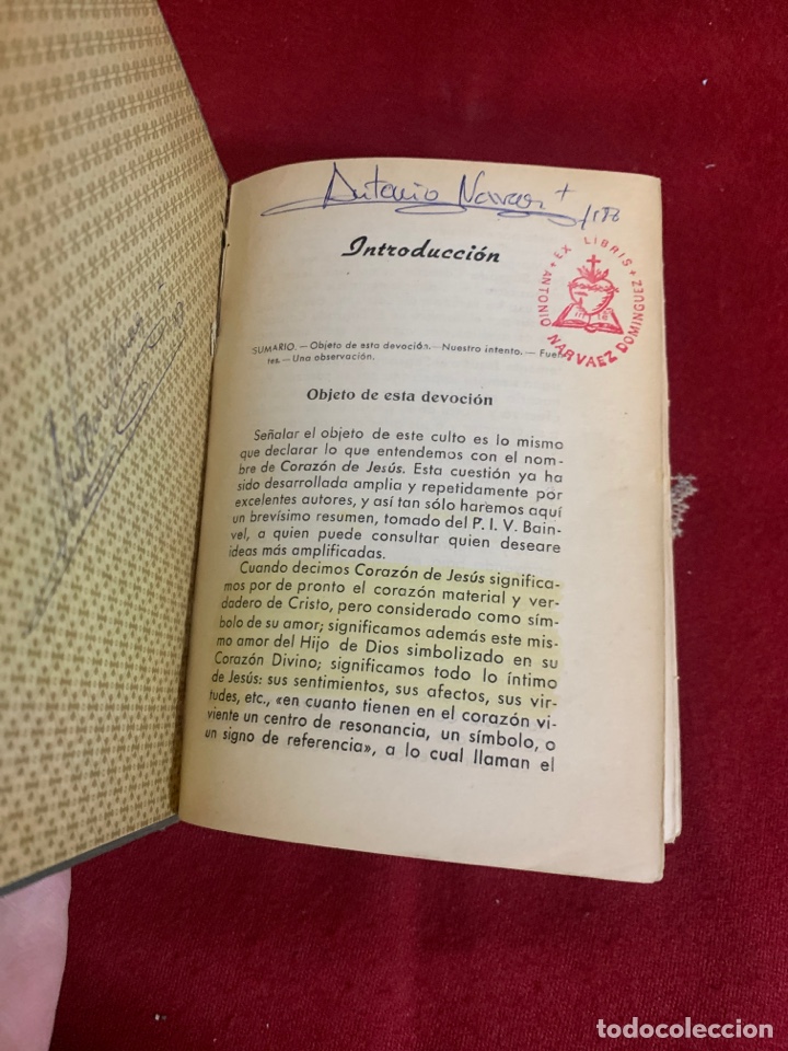 Libros de segunda mano: La devoci&oacute;n al Coraz&oacute;n de Jes&uacute;s. P. Alca&ntilde;iz. - Foto 4