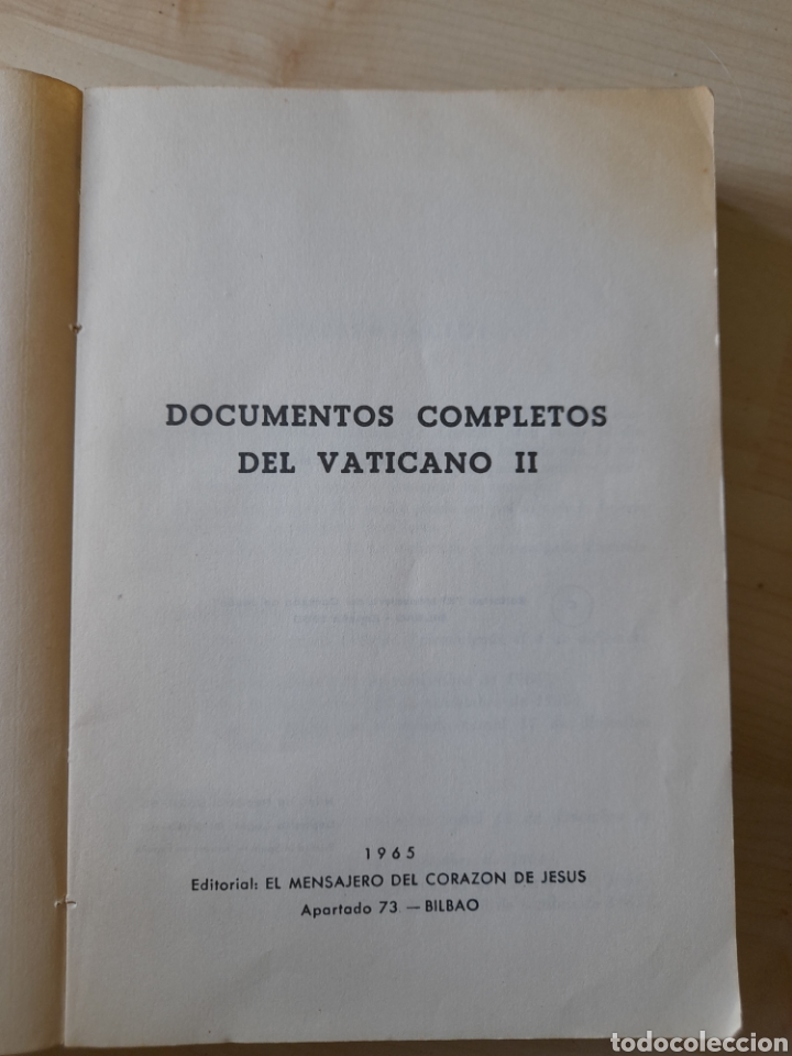 Libros de segunda mano: Documentos completos del Vaticano II. - Foto 2