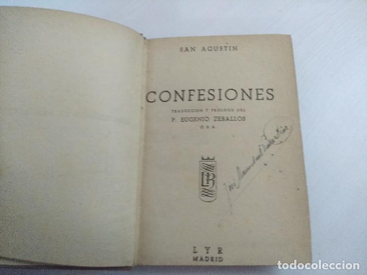 Libros de segunda mano: SAN AGUSTIN/CONFESIONES. - Foto 2