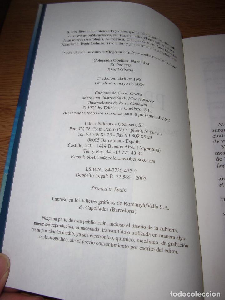 Libros de segunda mano: EL PROFETA - KHALIL GIBRAN. - Foto 2