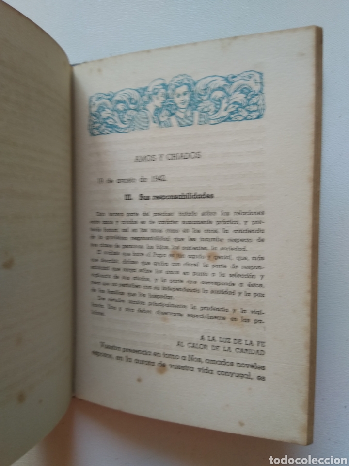 Libros de segunda mano: PIO XII A LOS ESPOSOS - Foto 5