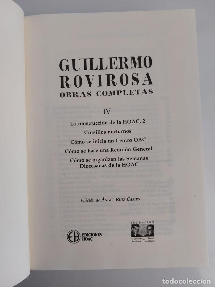 Libros de segunda mano: GUILLERMO ROVIROSA.: OBRAS COMPLETAS. - Foto 4