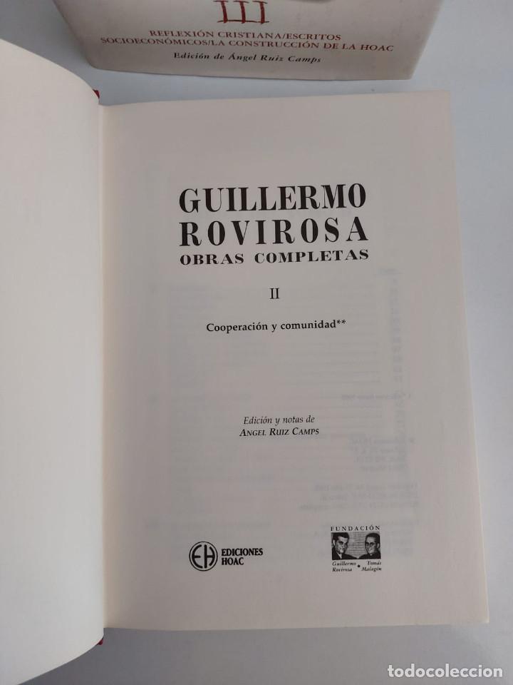 Libros de segunda mano: GUILLERMO ROVIROSA.: OBRAS COMPLETAS. - Foto 5