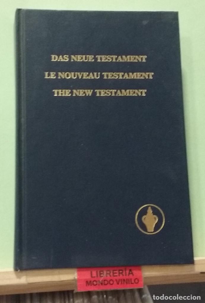 Libros de segunda mano: Nuevo testamento. Texto en aleman, frances e ingles - Foto 1