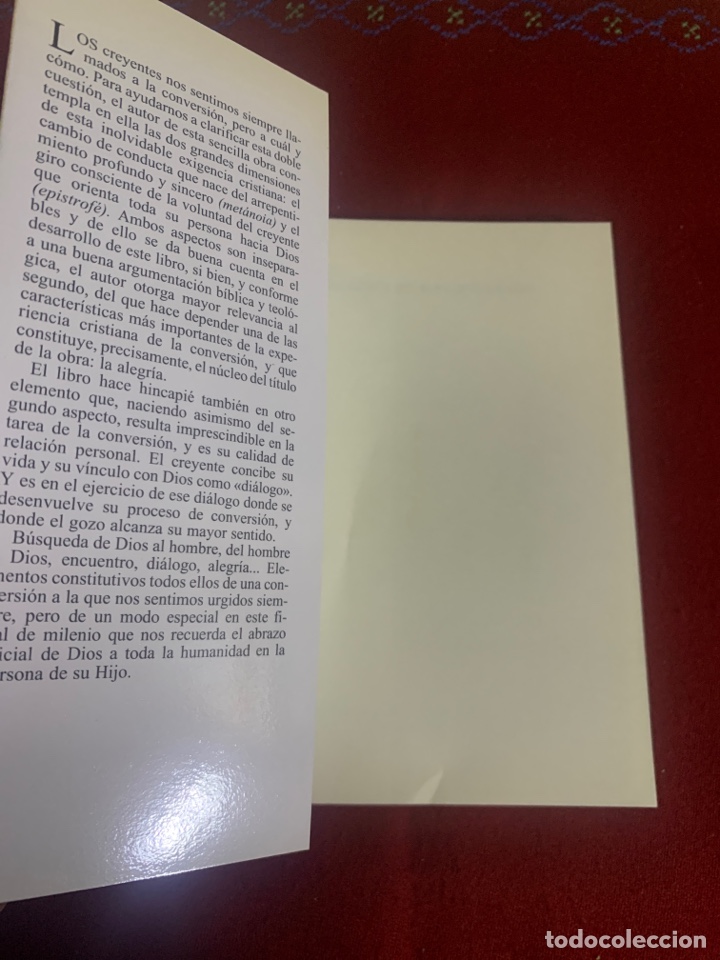 Libros de segunda mano: La alegr&iacute;a de la conversi&oacute;n. &ldquo;Convert&iacute;os&hellip; y creed en el Evangelio&rdquo;. Ignacio Iglesias. - Foto 3