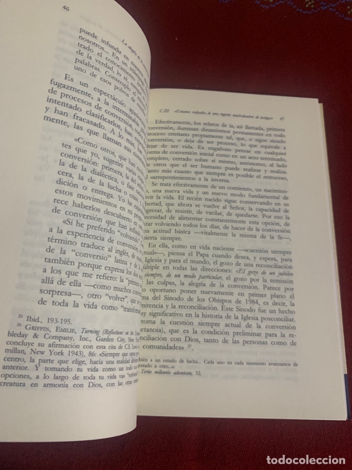 Libros de segunda mano: La alegr&iacute;a de la conversi&oacute;n. &ldquo;Convert&iacute;os&hellip; y creed en el Evangelio&rdquo;. Ignacio Iglesias. - Foto 6
