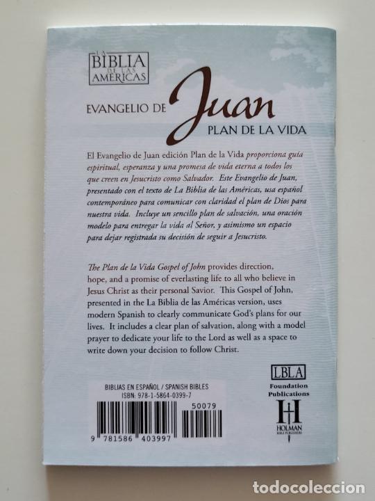 Libros de segunda mano: MINI LIBRO EVANGELIO DE JUAN - PLAN DE LA VIDA - Foto 2