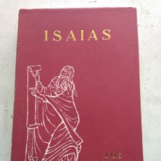 Libros de segunda mano: ISAIAS/LOS LIBROS SAGRADOS. Lote 341374368