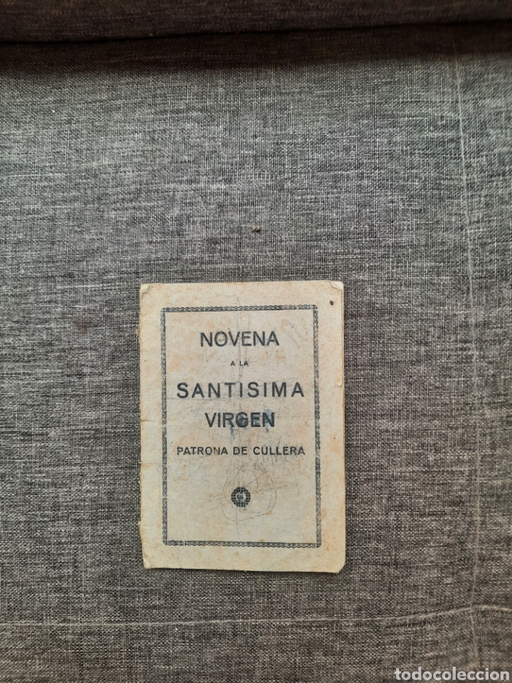 Libros de segunda mano: Novena a la Sant&iacute;sima Virgen Patrona de Cullera 1948